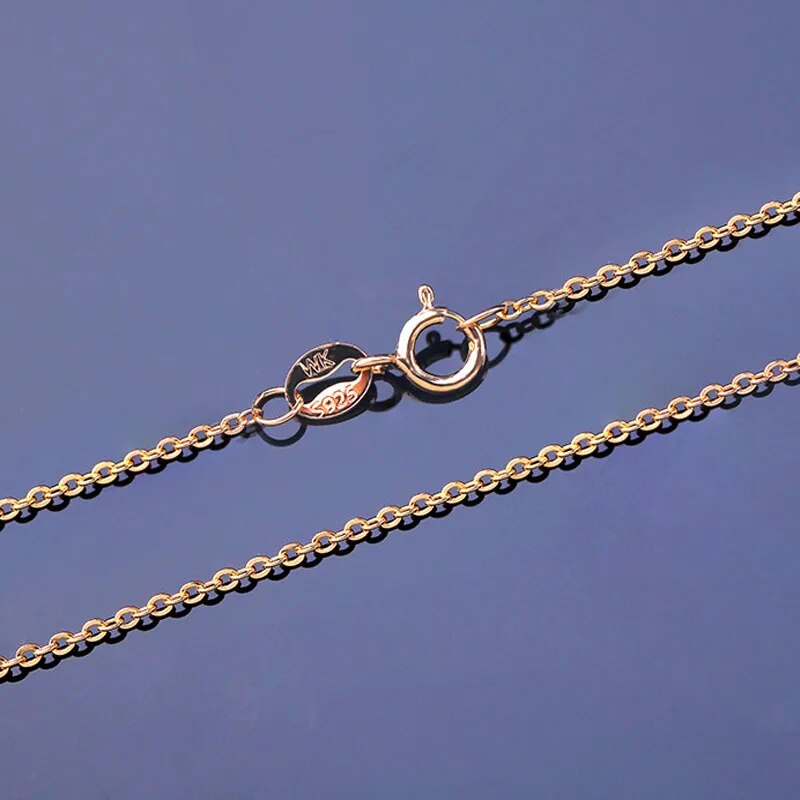 Wholesale 925 Sterling Silver 0.8mm Link Rolo Chains Necklace for Women 40cm,45cm ,50cm,55cm,60cm,Fashion Women&
