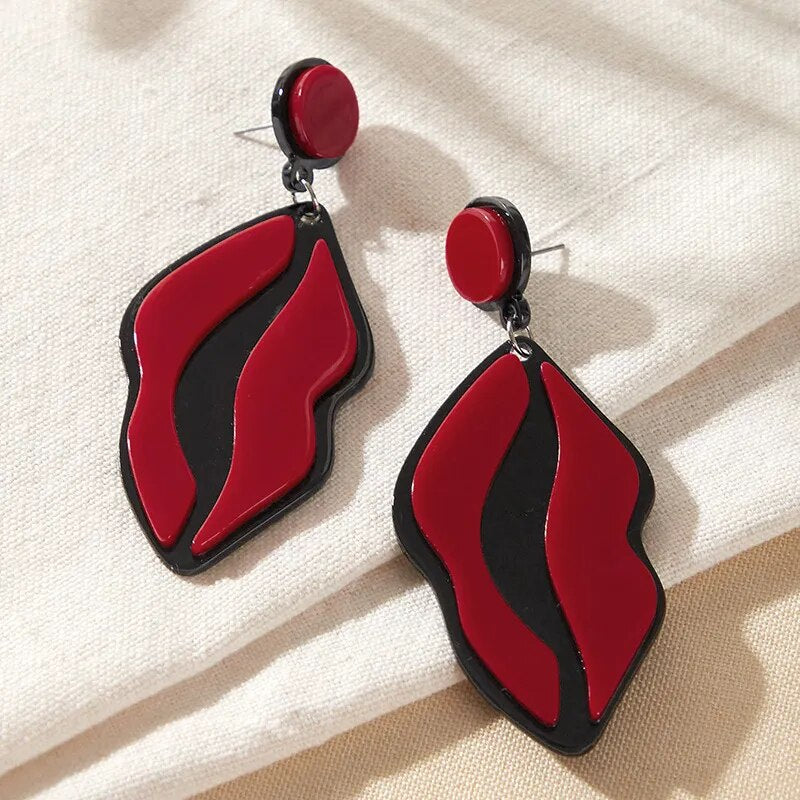 Fashion Jewelry Korean Earrings for Women Acrylic Dangle Earrings Wedding Party Gifts Dangle Drop Earrings