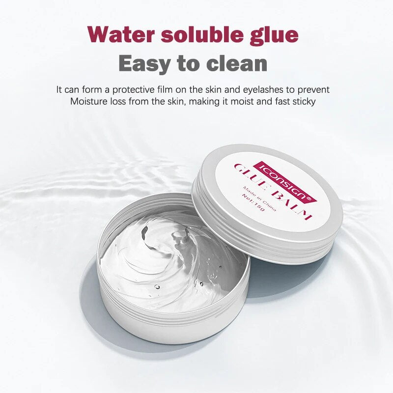 15g Eyelash Extension Non Irritation Lash Lifting Glue Balm Strong Fixer Vegan Lash Glue Balm Lifting Lash Glue Balm