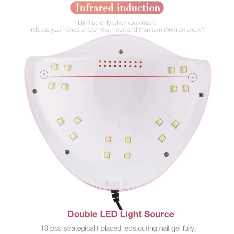 Nail Induction Phototherapy UV/LEDs Lamp Gel Polish Dryer Curing Gels Sensor Manicure Tools Nail Products Accessories Supplies
