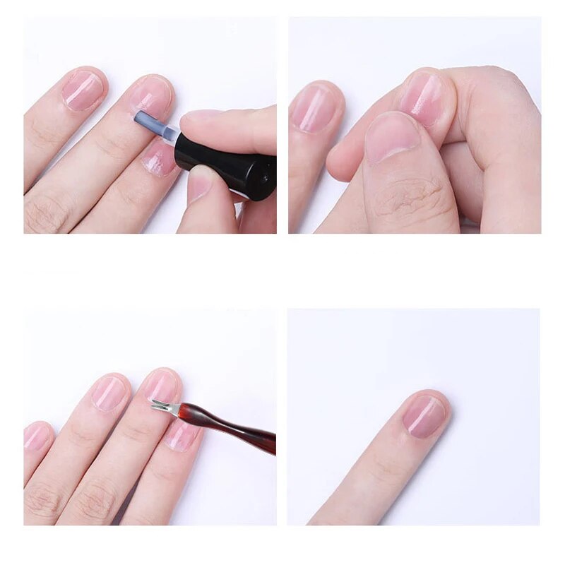 5/10 Pcs Dead Skin Deep V Fork Head Stainless Steel Manicure Products Nail Foot Care Tools to Repair Nails Edge Exfoliation Push