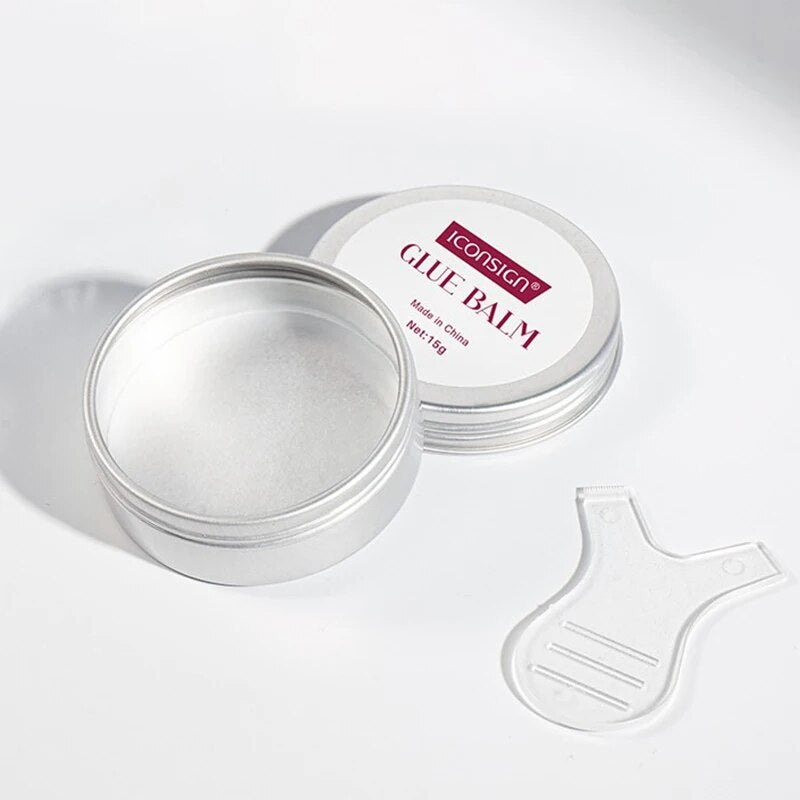 15g Eyelash Extension Non Irritation Lash Lifting Glue Balm Strong Fixer Vegan Lash Glue Balm Lifting Lash Glue Balm