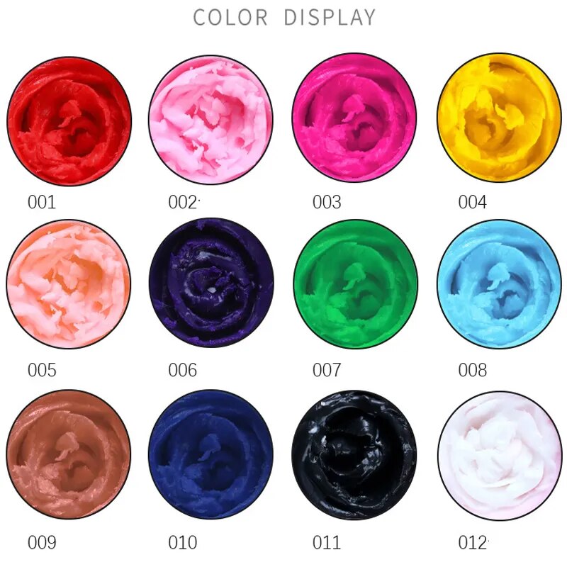 4D Clay Gel For Nail Sculpting Carving Gel Nail Art Manicure Products Professionals Accessories Glue White 5g Plasticine Supplie