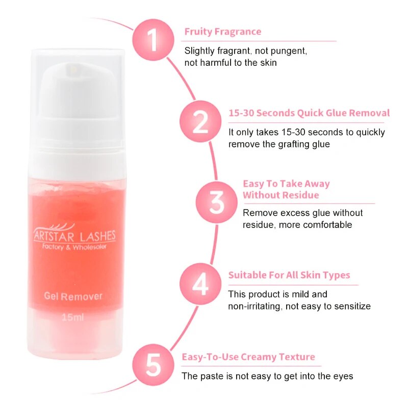 15g Grafting Eyelash Remover Zero Stimulation Quick Removing Eyelash Extensions Tools Makeup Products