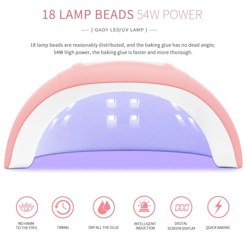 Nail Induction Phototherapy UV/LEDs Lamp Gel Polish Dryer Curing Gels Sensor Manicure Tools Nail Products Accessories Supplies