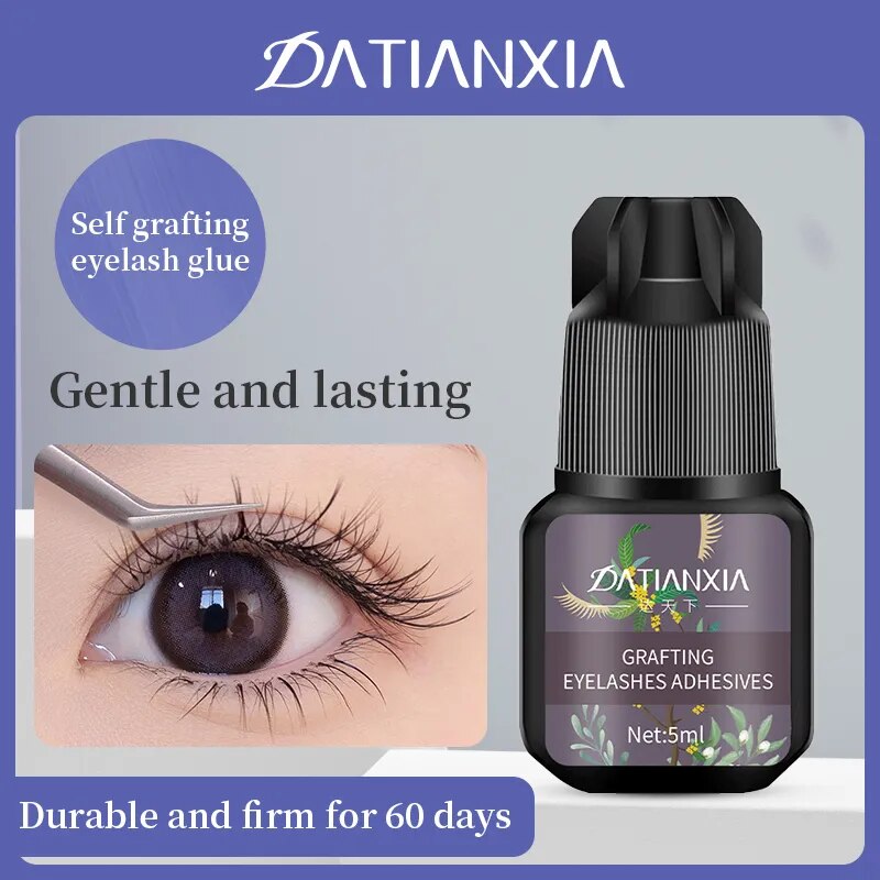 Waterproof Eyelashes Extension Glue Long Lasting Grafting Lashes Glue Quick Drying Adhesive Black Glue No Irritant Makeup Tools
