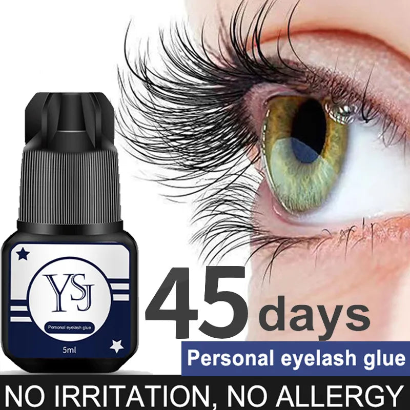 Waterproof Eyelashes Extension Glue Long Lasting Grafting Lashes Glue Quick Drying Adhesive Black Glue No Irritant Makeup Tools