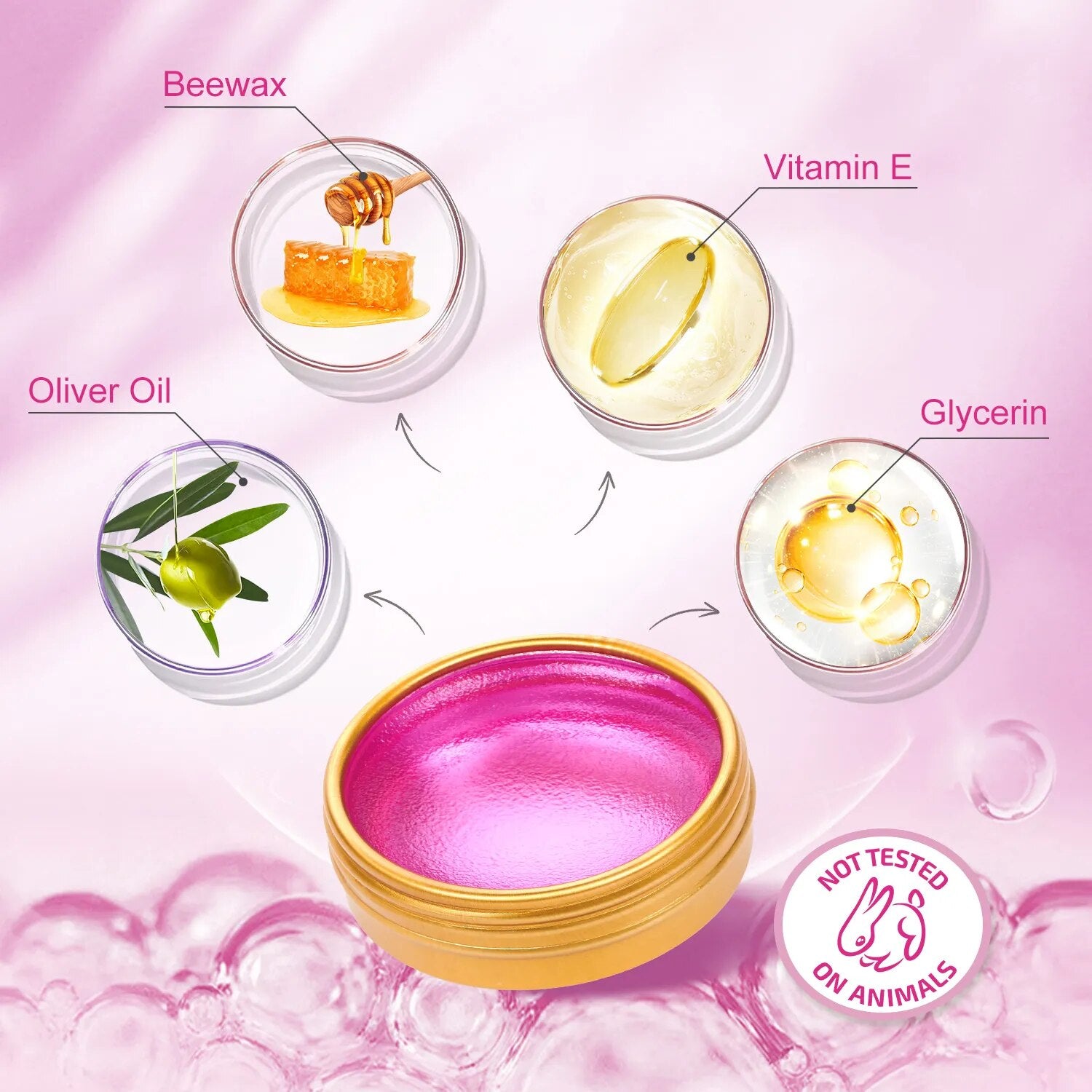 Arison 10g Lash Lifting Glue Wax Eyelash Extension Non Irritation Strong Fixer Vegan Eyebrow for Lash Lifting Glue Balm
