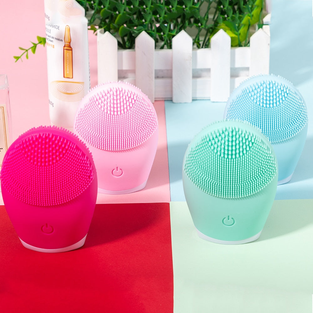 Electric Face Cleansing Silicone Brush
