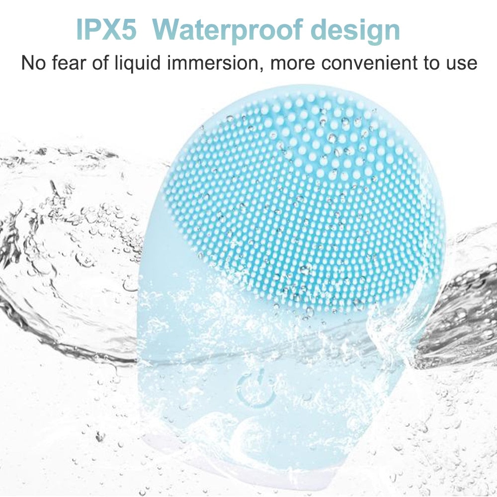 Electric Face Cleansing Silicone Brush