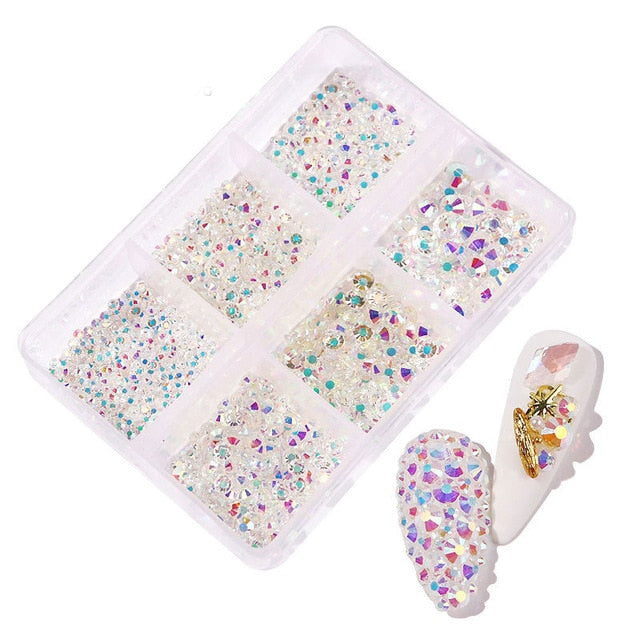 Crystal Nail Art Rhinestone Mixed Shape DIY