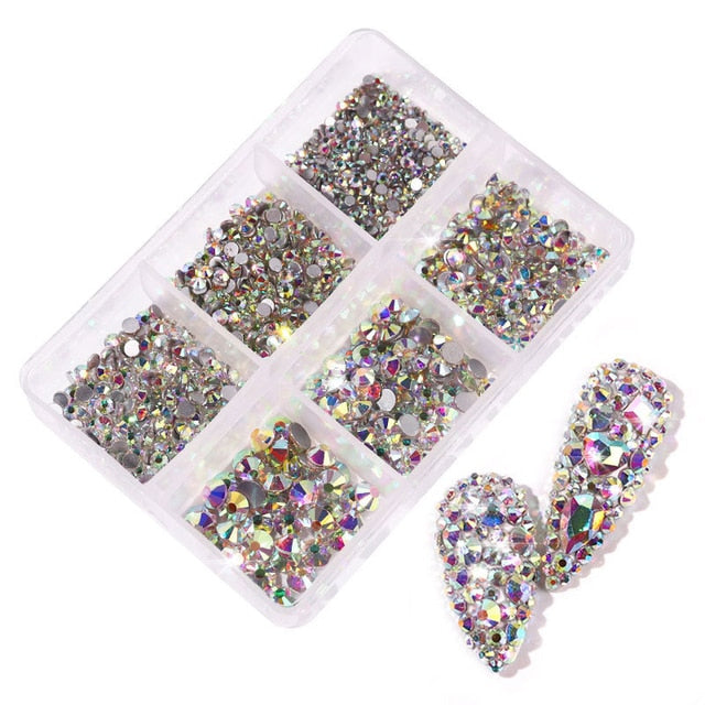 Crystal Nail Art Rhinestone Mixed Shape DIY