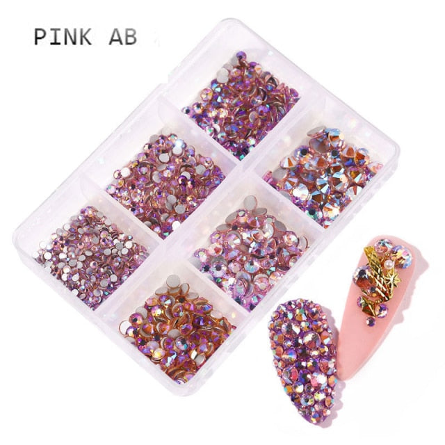 Crystal Nail Art Rhinestone Mixed Shape DIY
