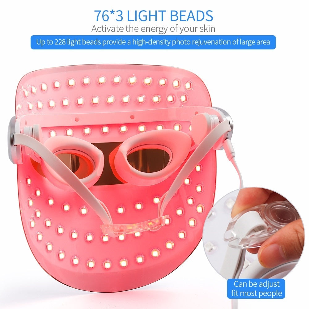 USB Facial LED Mask Beauty Device