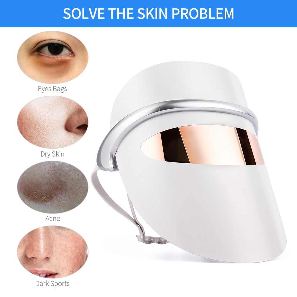 USB Facial LED Mask Beauty Device