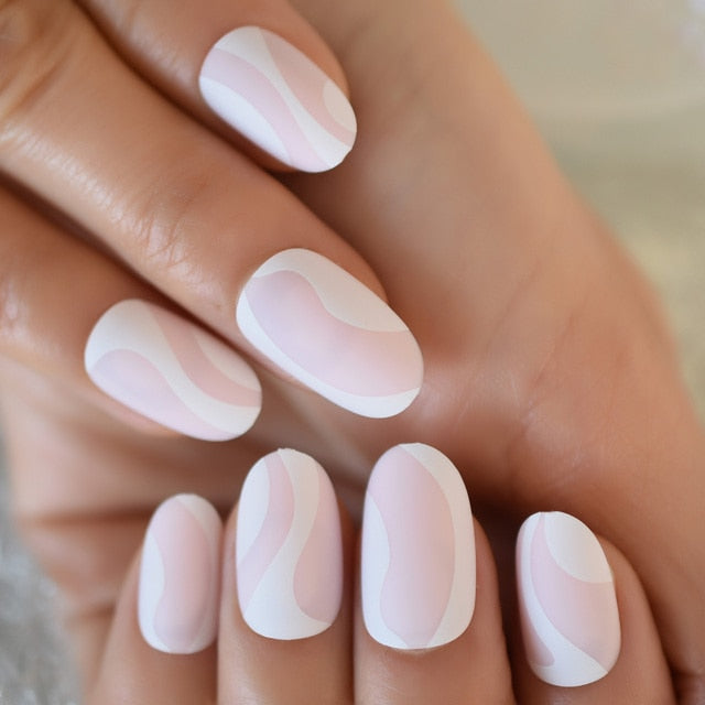 Shiny Punk Style Metallic False Nails