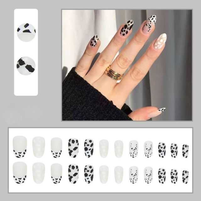 Butterfly Rhinestone Ballerina False Nails