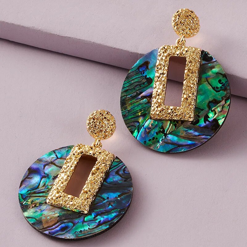 Fashion Jewelry Korean Earrings for Women Acrylic Dangle Earrings Wedding Party Gifts Dangle Drop Earrings
