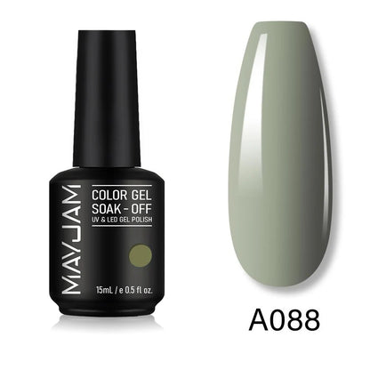 MAYJAM 15ml Base and Top Coat Gel Polish for Nails Soak Off Long Lasting UV LED Pure Solid Colors Gel Varnish 2023 New Products