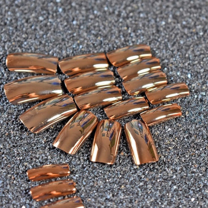 Shiny Punk Style Metallic False Nails