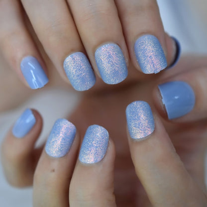 Shiny Punk Style Metallic False Nails